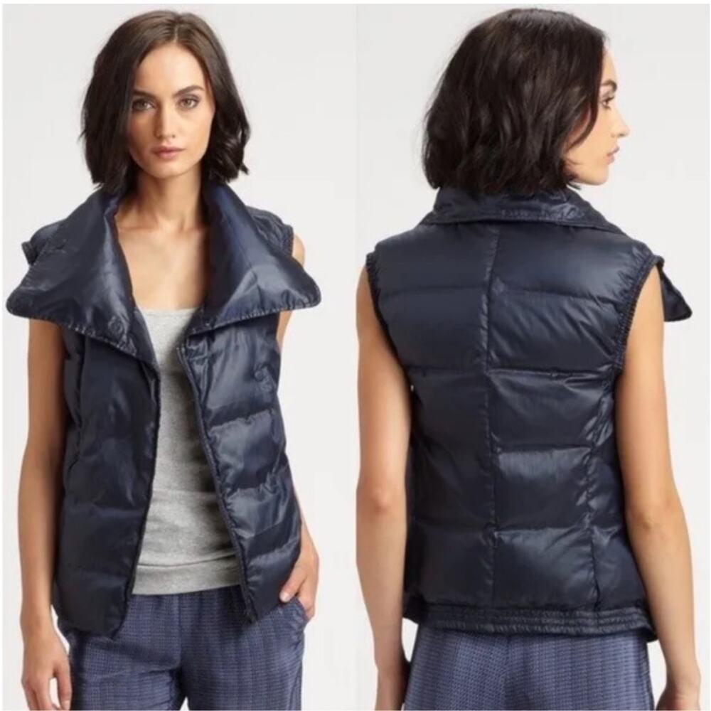 Vince Navy Puffer Vest